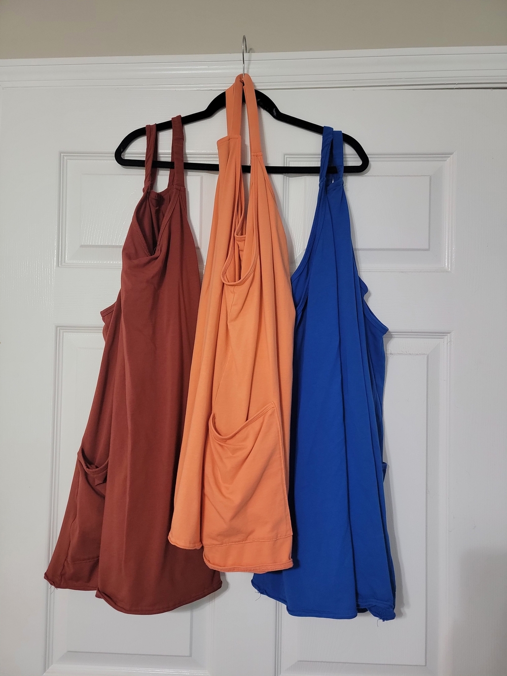 Tiktok Women's Pocket Athletic Dress - Blue, Orange, Rust